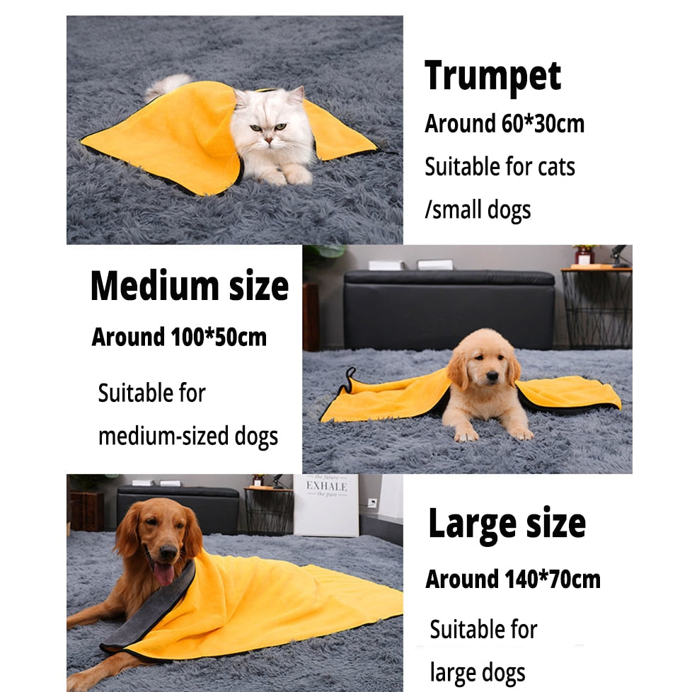 Pet Bath Towels